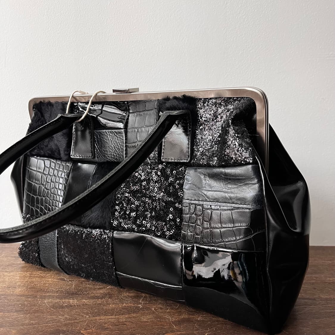 Archive Leather Patchwork Tote Bag 상품이미지3