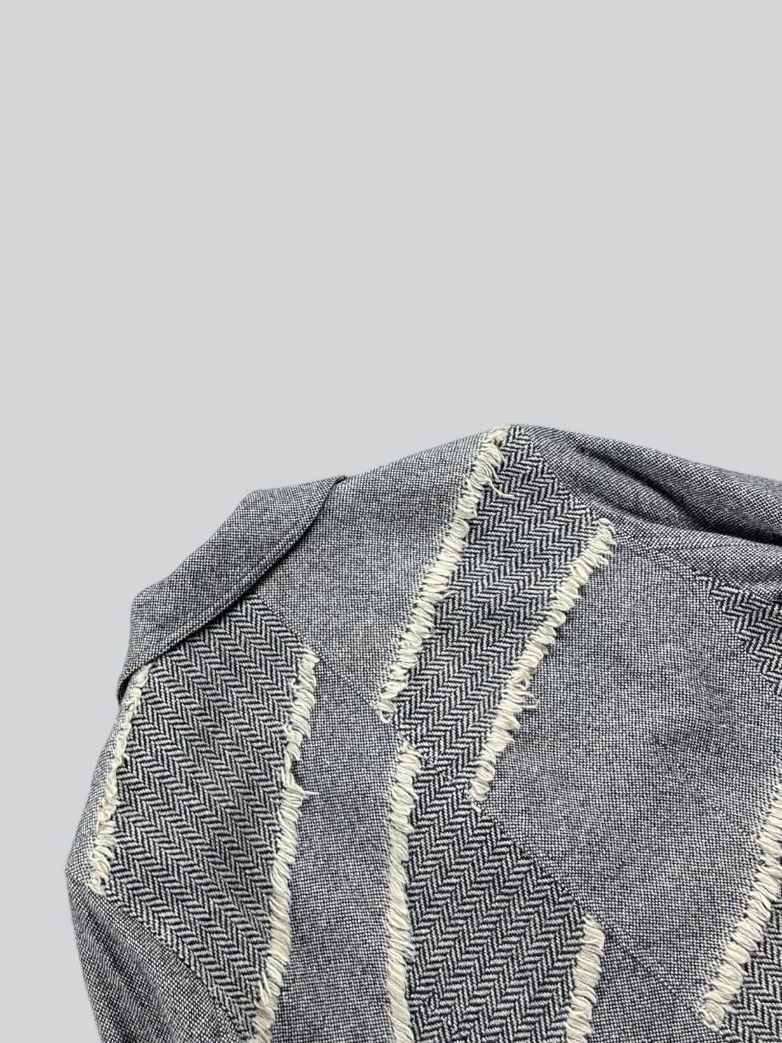 Vintage(made in japan) 사선 디테일 블레이저 상품이미지6