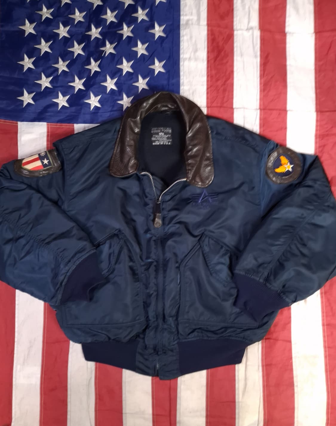 오리지날 90's 미국제조 알파사 미공군 민수용 CWU-45/P 항공자켓 상품이미지1