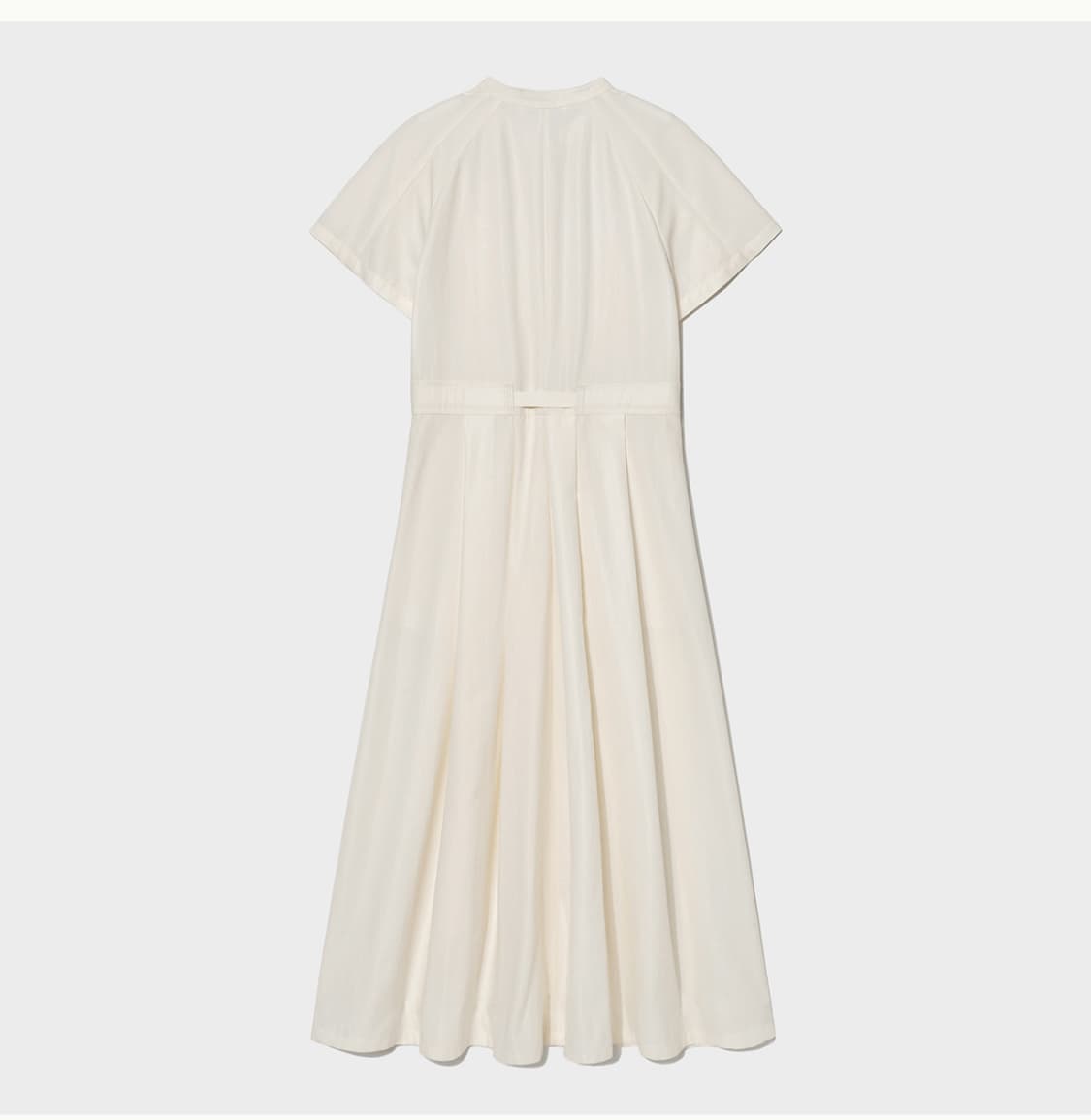 킨더살몬 벨티드 셔츠 드레스 belted dress cream 상품이미지4
