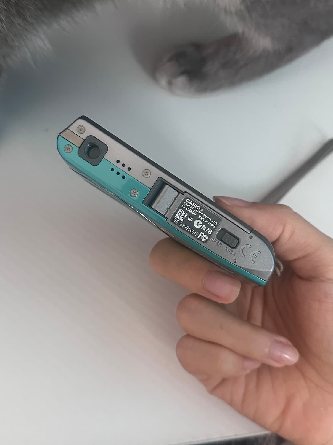 디카 카시오 엑슬림 z2300 블루 디지털카메라 상품이미지3