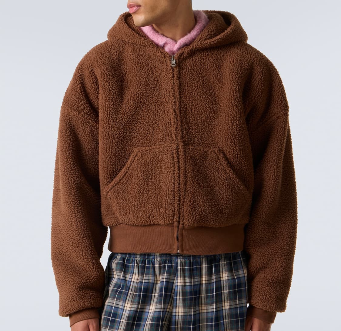 [M,L]이알엘 ERL 25fw 테리 후드집업 상품이미지2