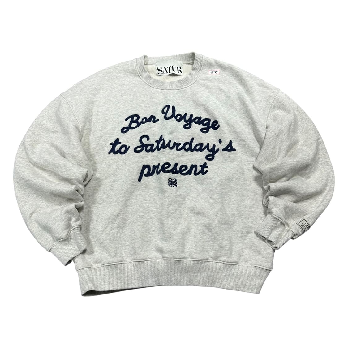 ✨ (바배) 세터 그레이 기모 맨투맨 상품이미지1