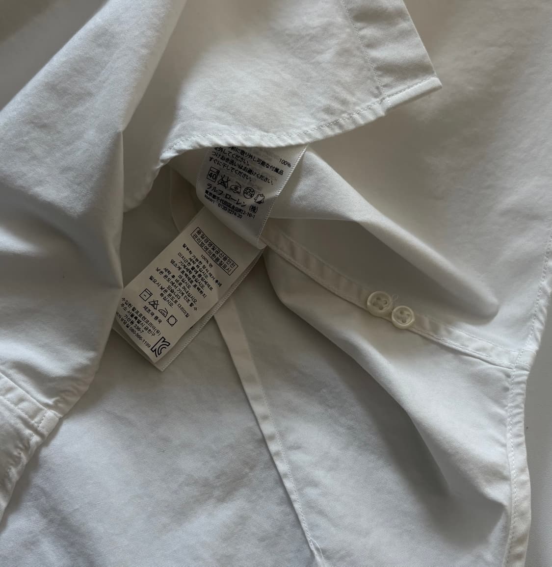 Polo 폴로랄프로렌 빅포니 화이트 셔츠 상품이미지7