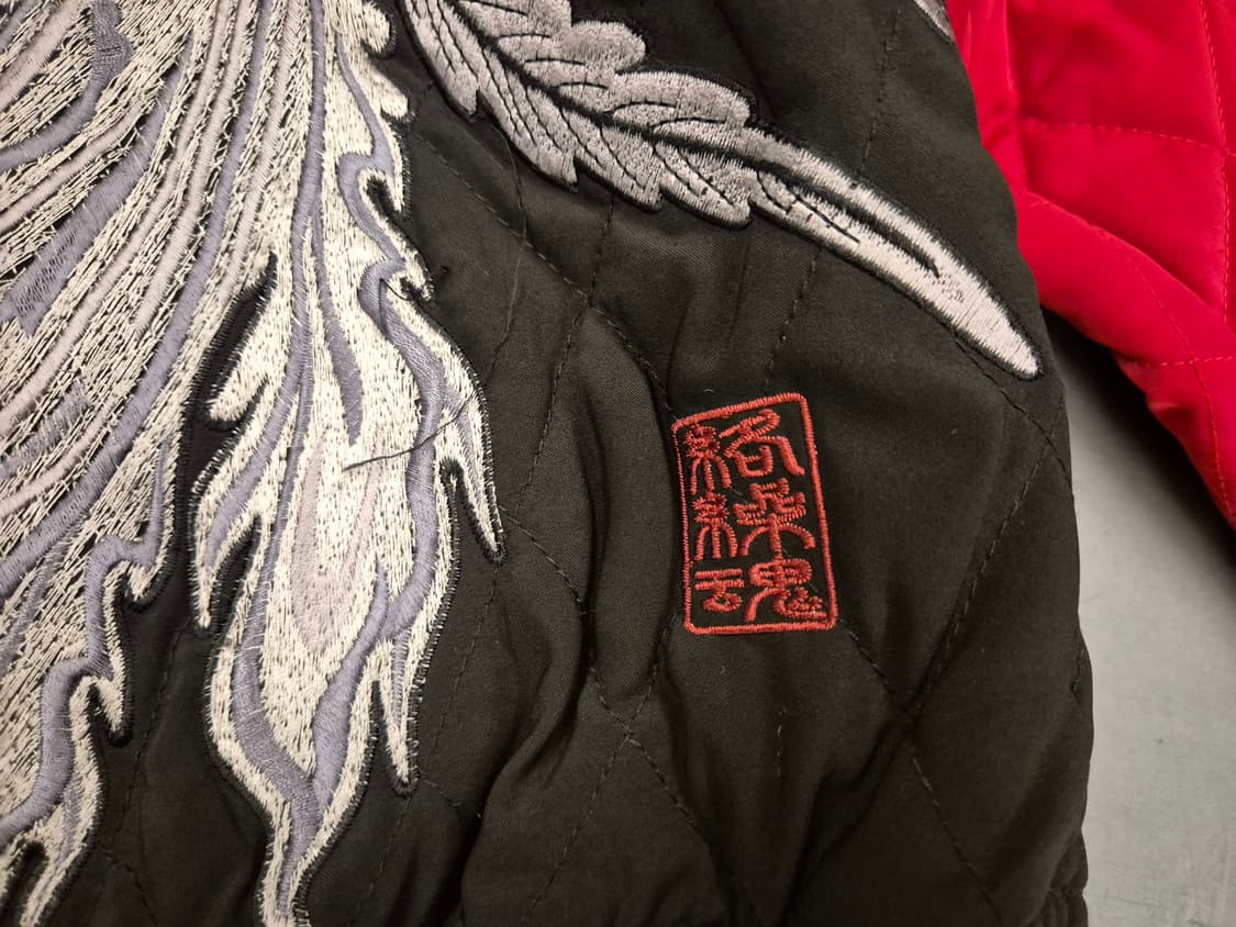 KARAKURI TAMASHII 퀼팅 봄버 자켓 상품이미지6