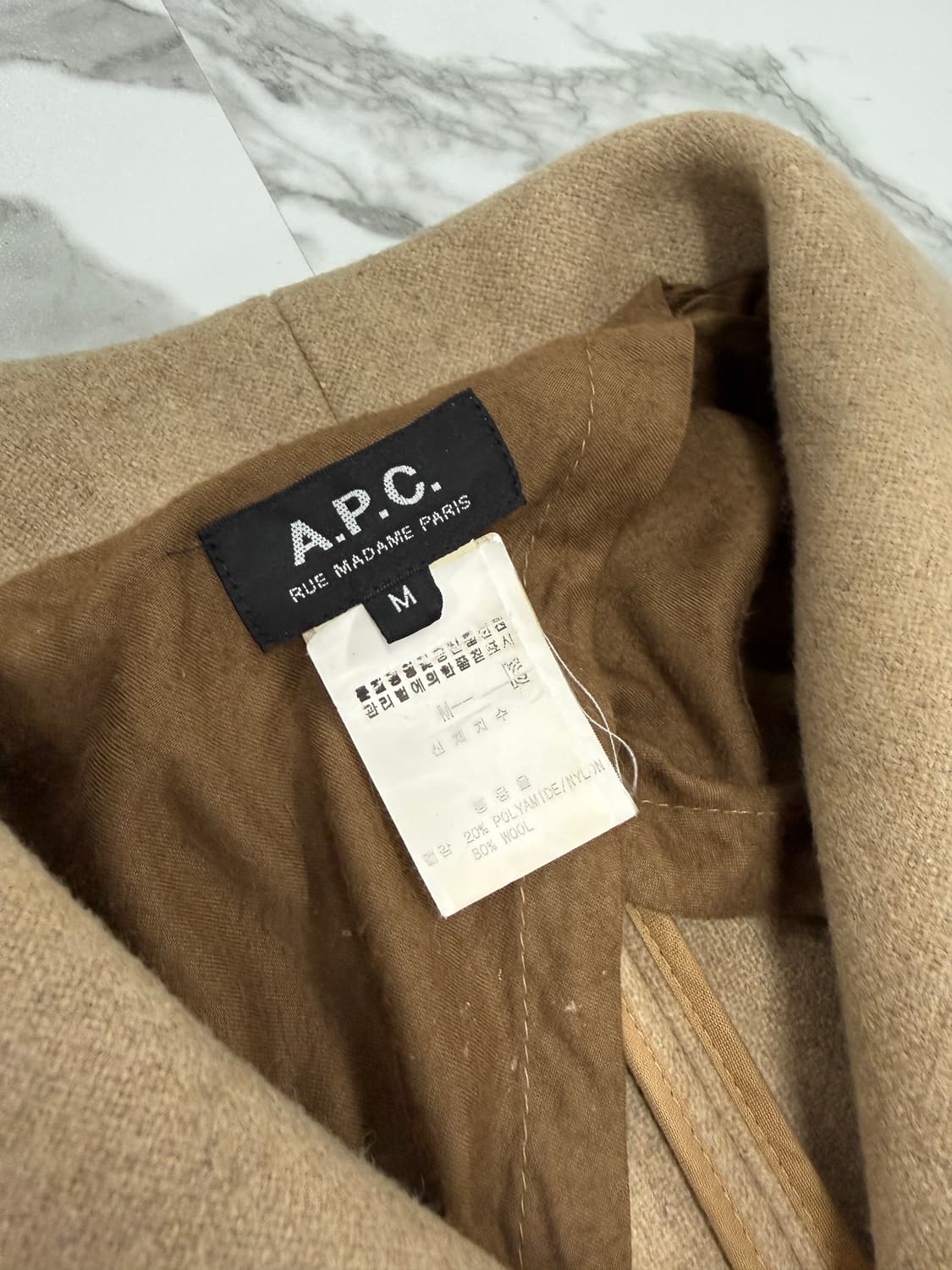 A.P.C. 아페쎄 벨티드 로브 코트 상품이미지3