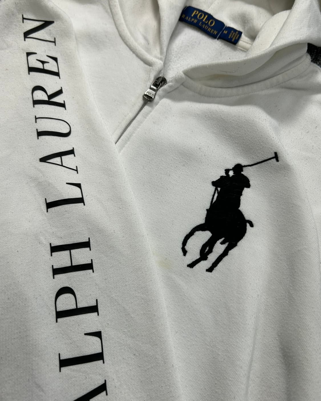 폴로 랄프로렌 빅포니 레터링 후드집업 상품이미지4