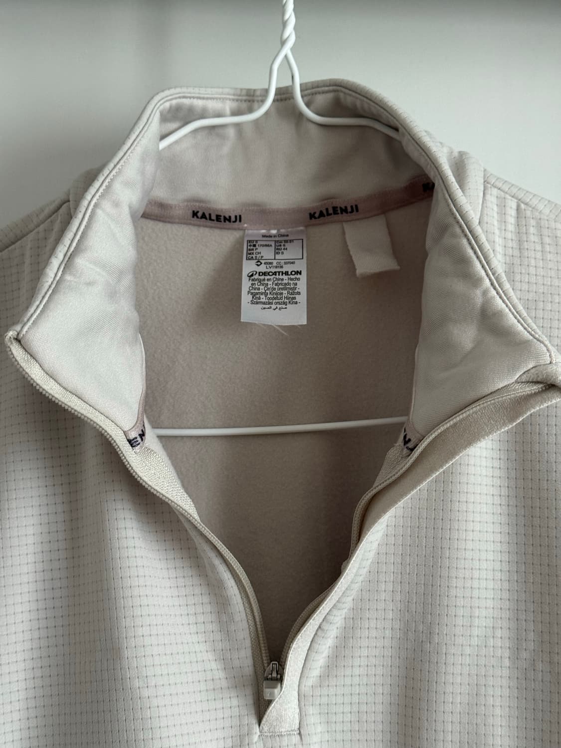 [S] 데카트론 하프집 러닝 긴팔 티 런 웜 500 상품이미지3