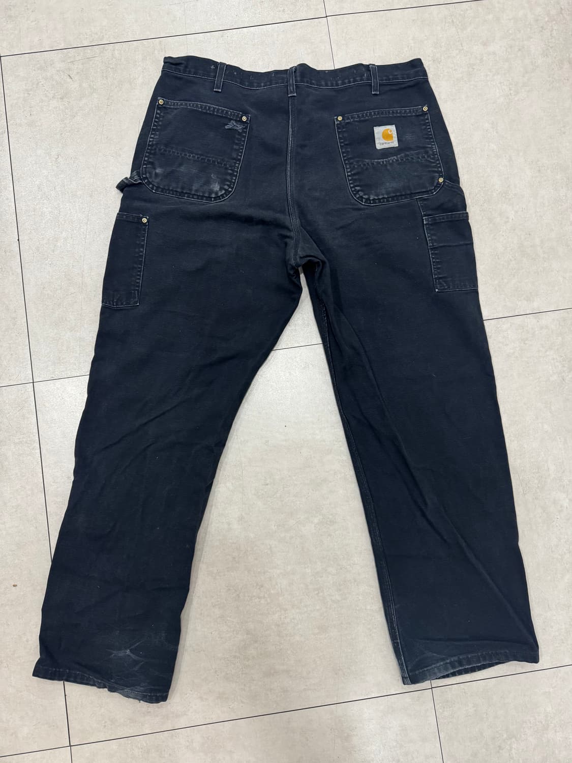 OG USA Vintage 칼하트 B01 BLK 더블니 팬츠 38X32 상품이미지2