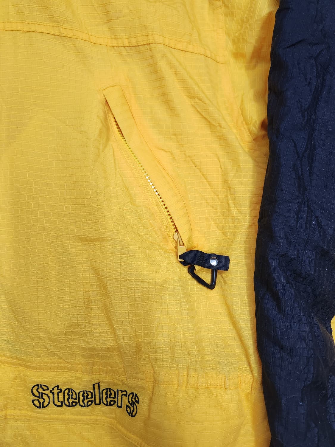 90s 올드스쿨 스타터 X NFL 스틸러스 후드 자켓 2XL 상품이미지4