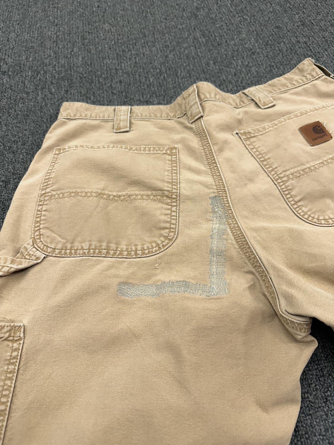 34) 칼하트 싱글니 베이지 워크팬츠 상품이미지4