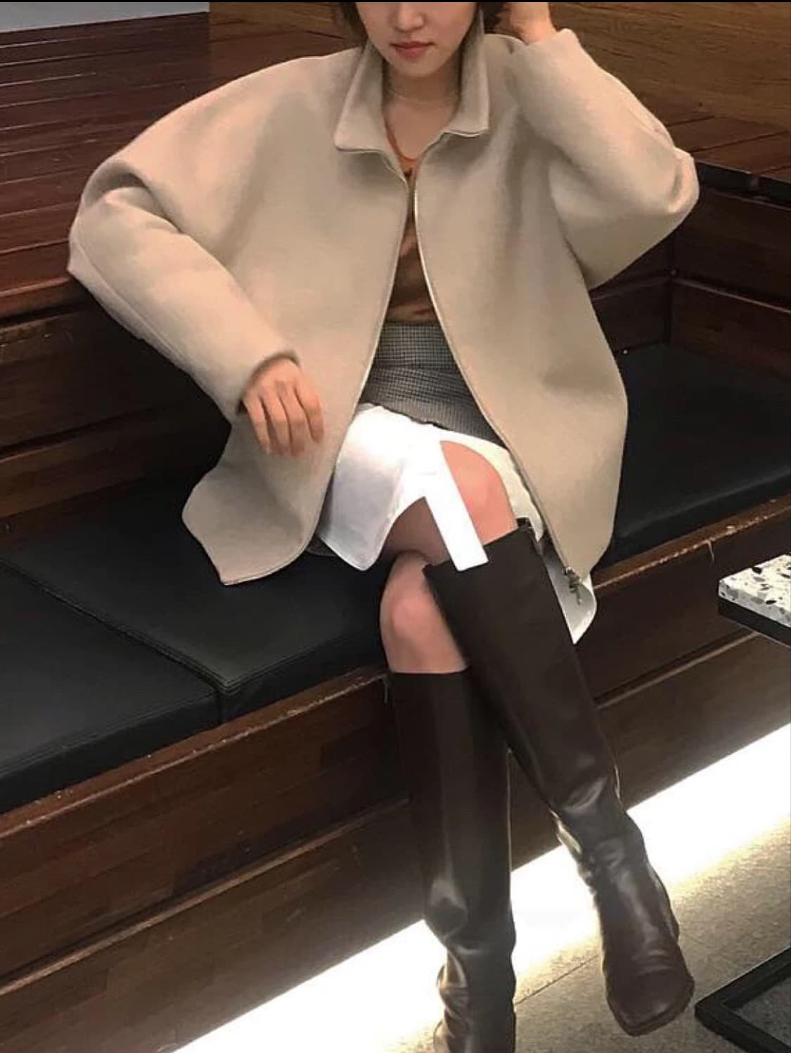 [Low classic] 로우클래식 베이지 울 자켓 상품이미지1