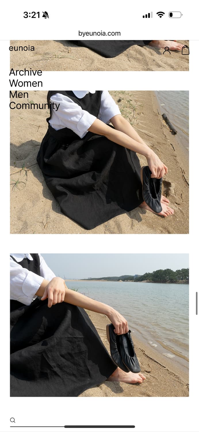 새) 유노이아 발레리나 슈즈 260 상품이미지3