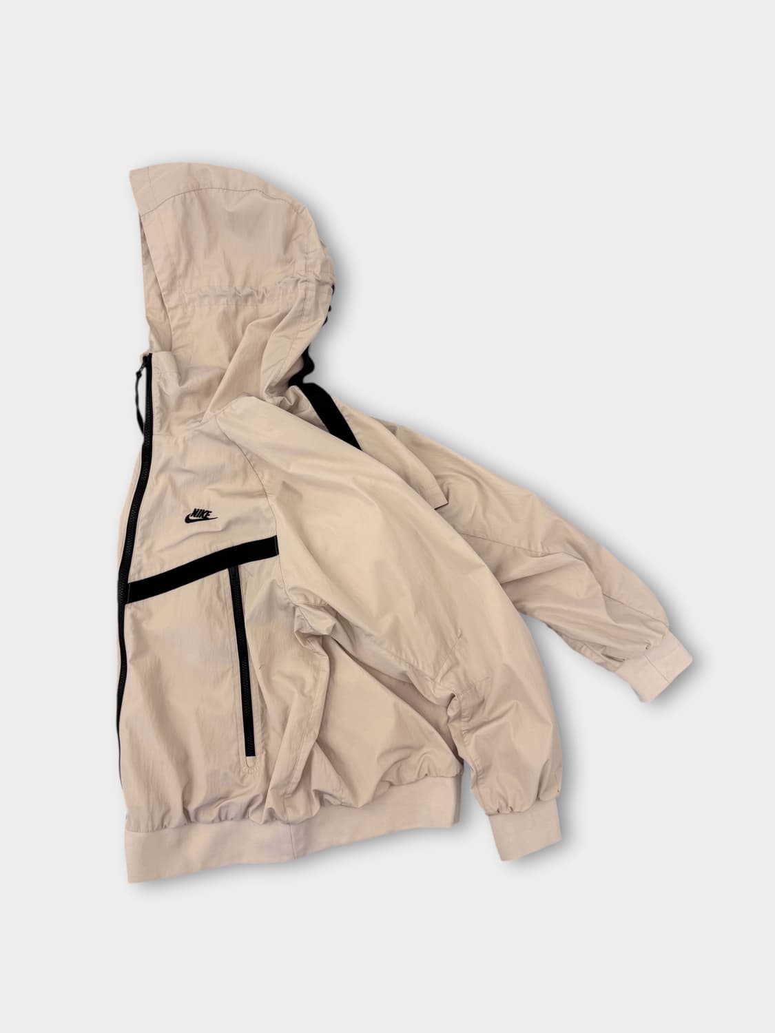 나이키 NSW 루즈핏 윈드러너 나일론 후드 자켓 데저트 샌드 상품이미지2