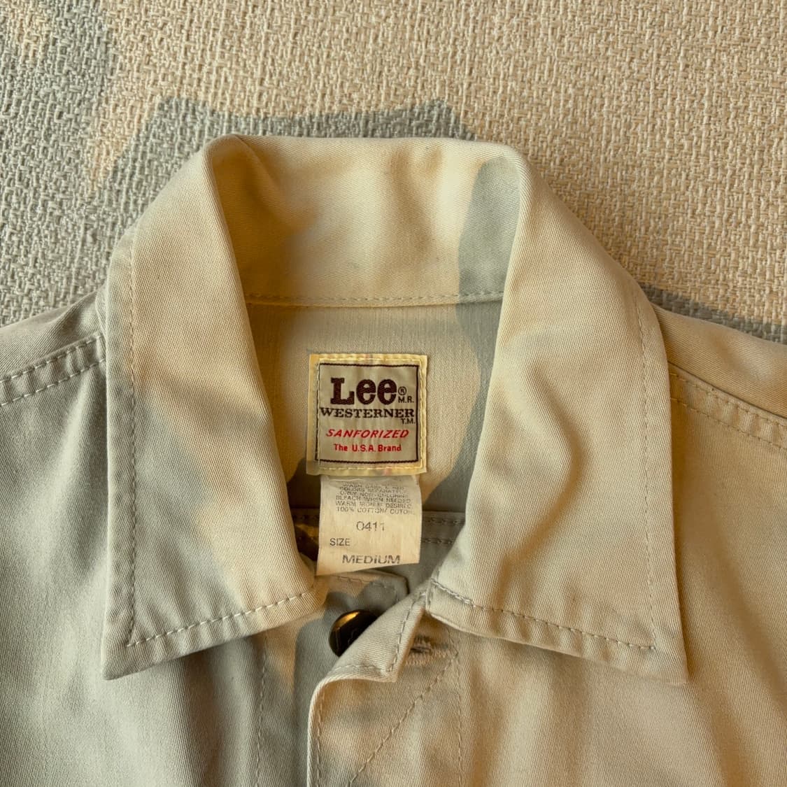 리 Lee 웨스터너 코튼 트러커 자켓 (일본 생산) 상품이미지9