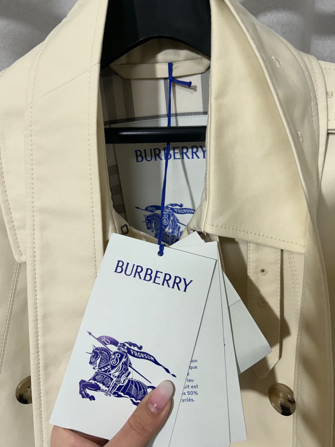 버버리 더블브레스트 벨티드 트렌치 재킷 -미착용새상품,택포함- 상품이미지5