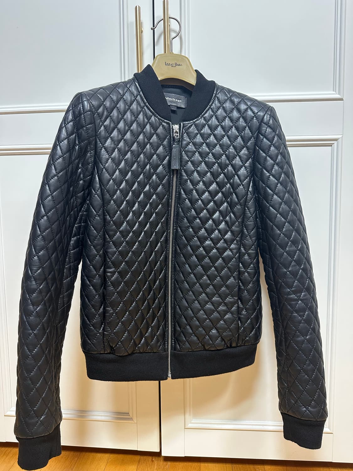 Mackage 퀼팅 봄버 램스킨 자켓 XS 상품이미지1