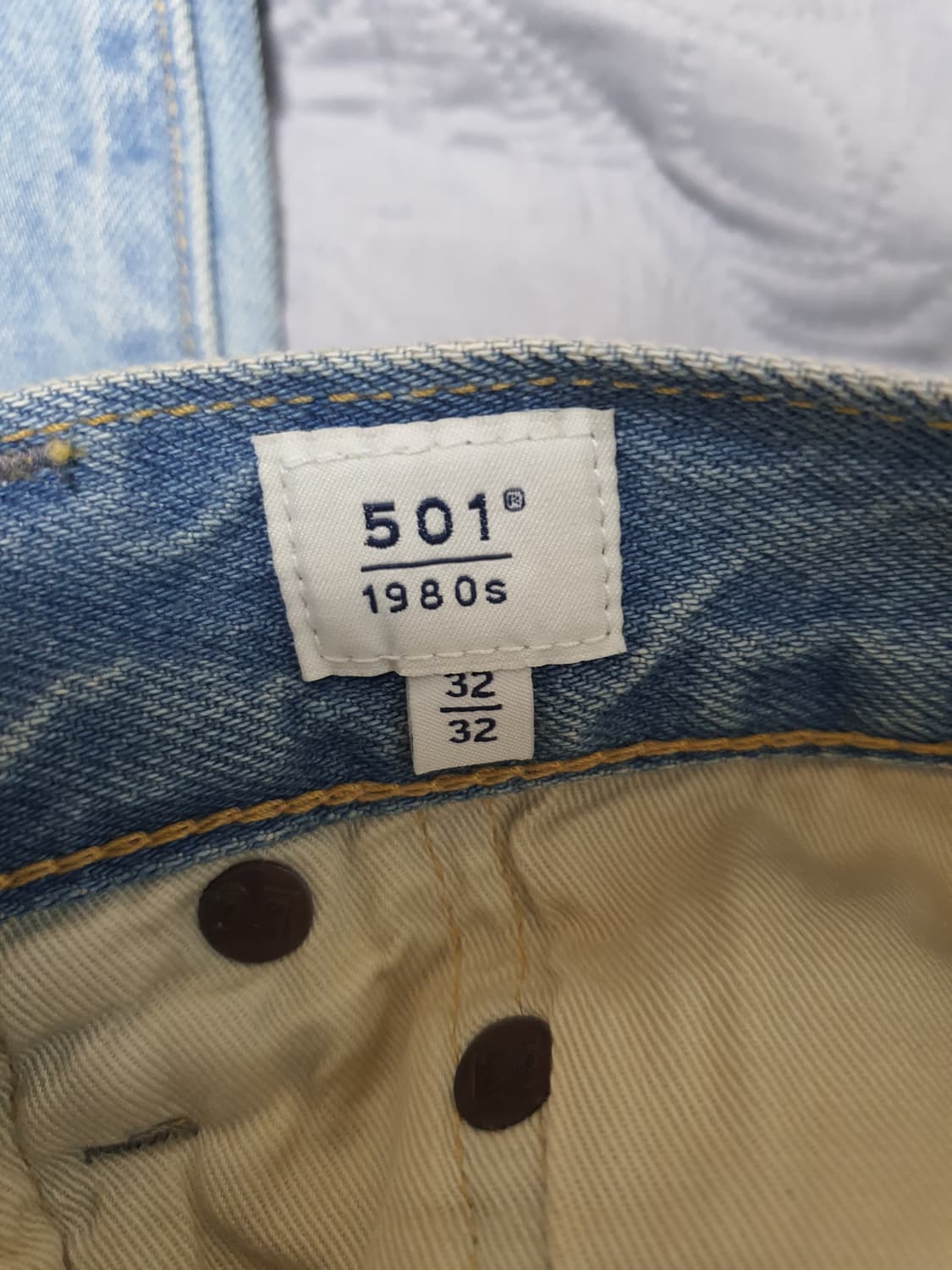 Levi's 리바이스 블루탭 1980s 501 데님 팬츠 (새제품) 상품이미지5