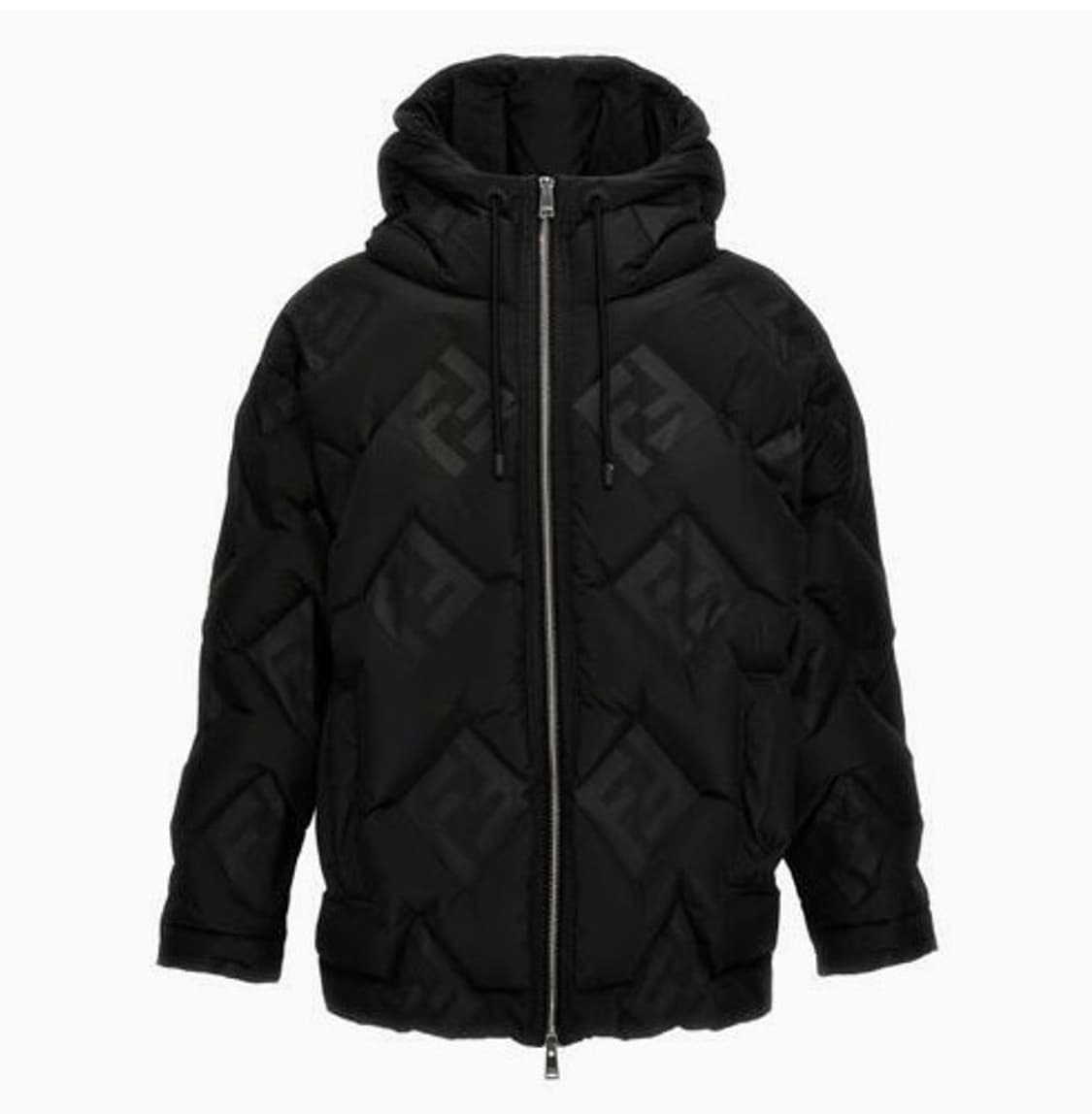FENDI 모노그램 퀼팅 패딩 점퍼 – 남녀공용, 최상급 컨디션 상품이미지1