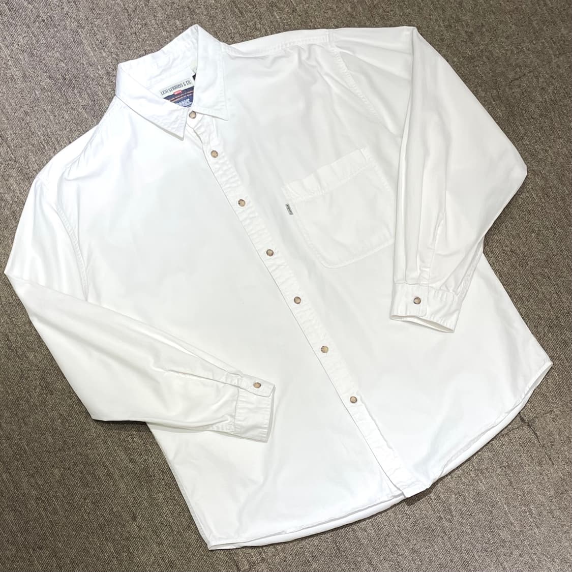 (L) Levi's 리바이스 화이트 셔츠 상품이미지1