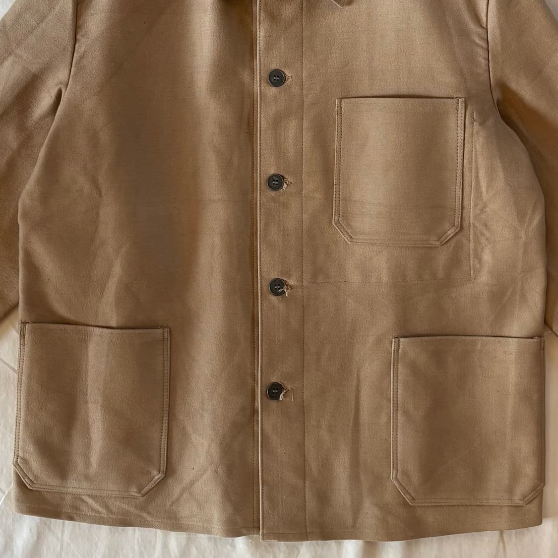 [56] 70s 독일 rofa 헤비 몰스킨 워크 자켓 상품이미지4