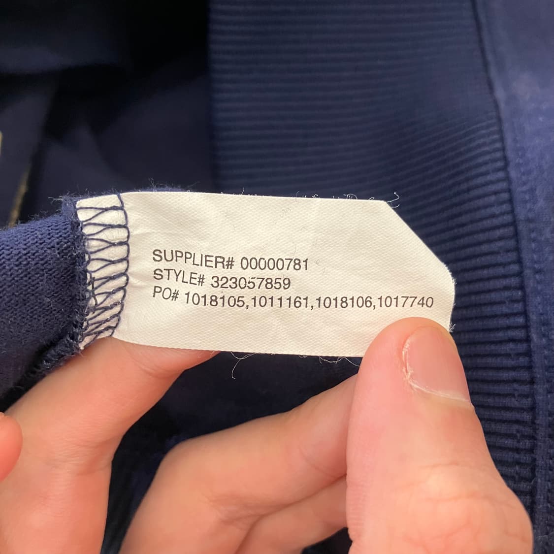 109 폴로 트랙탑 집업 져지 네이비 상품이미지3