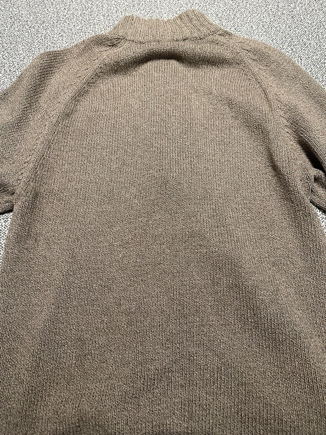 팀버랜드 헤리티지 로고 브라운 니트집업 s 상품이미지5