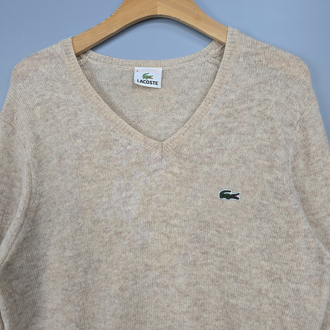 남성 라코스테 LACOSTE 울 브이넥 니트 4 상품이미지2