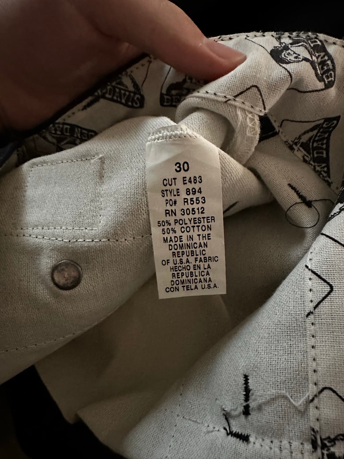 벤 데이비스 워크 팬츠 블랙 상품이미지3