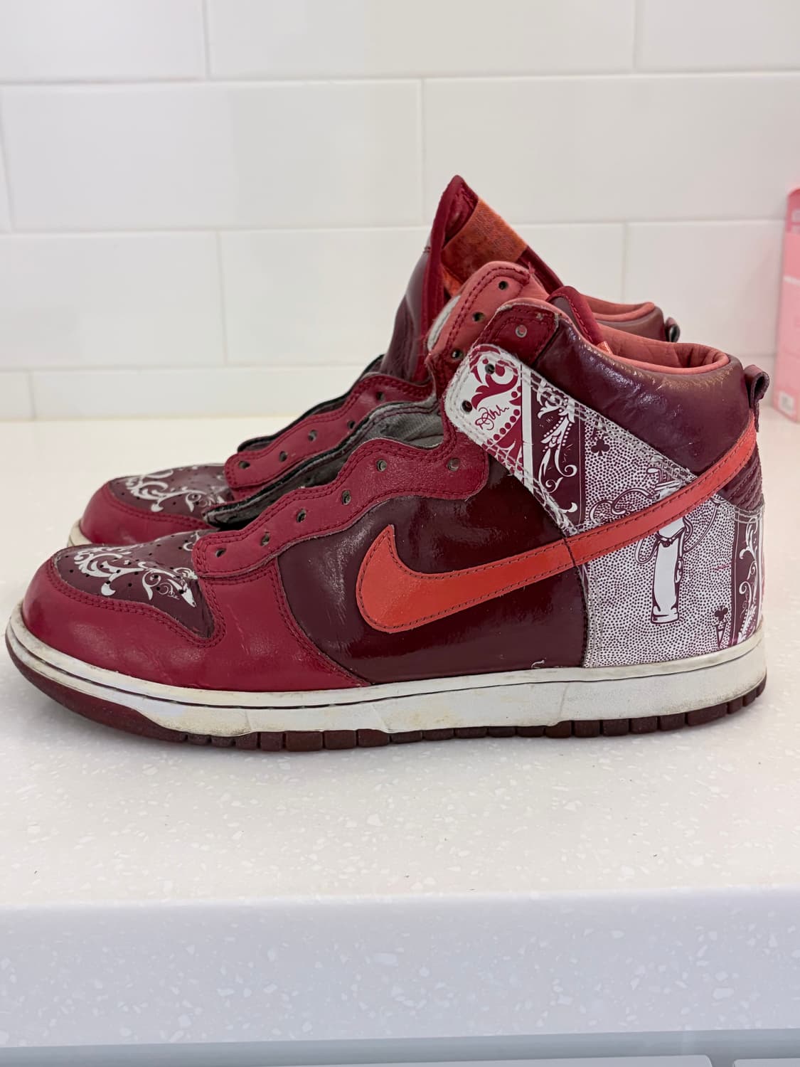 [희귀] 2006년식 나이키 덩크 하이 프리미엄 '바로크' (270mm) 상품이미지2
