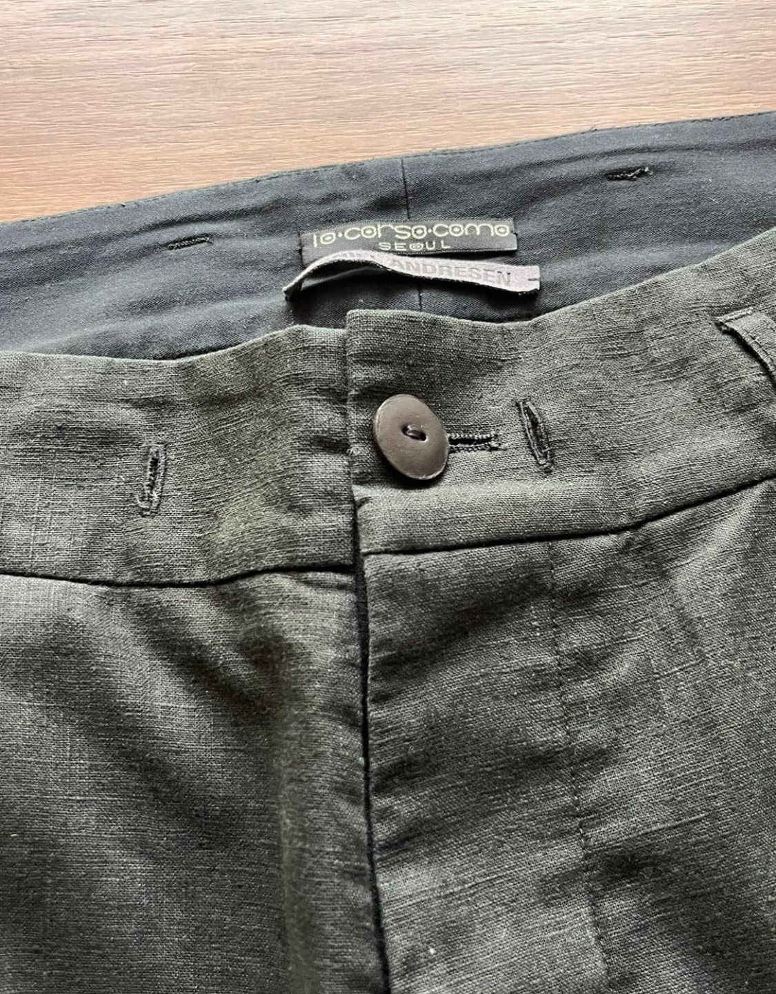 다니엘 안데르센 린넨 투턱 배기팬츠 32 상품이미지3