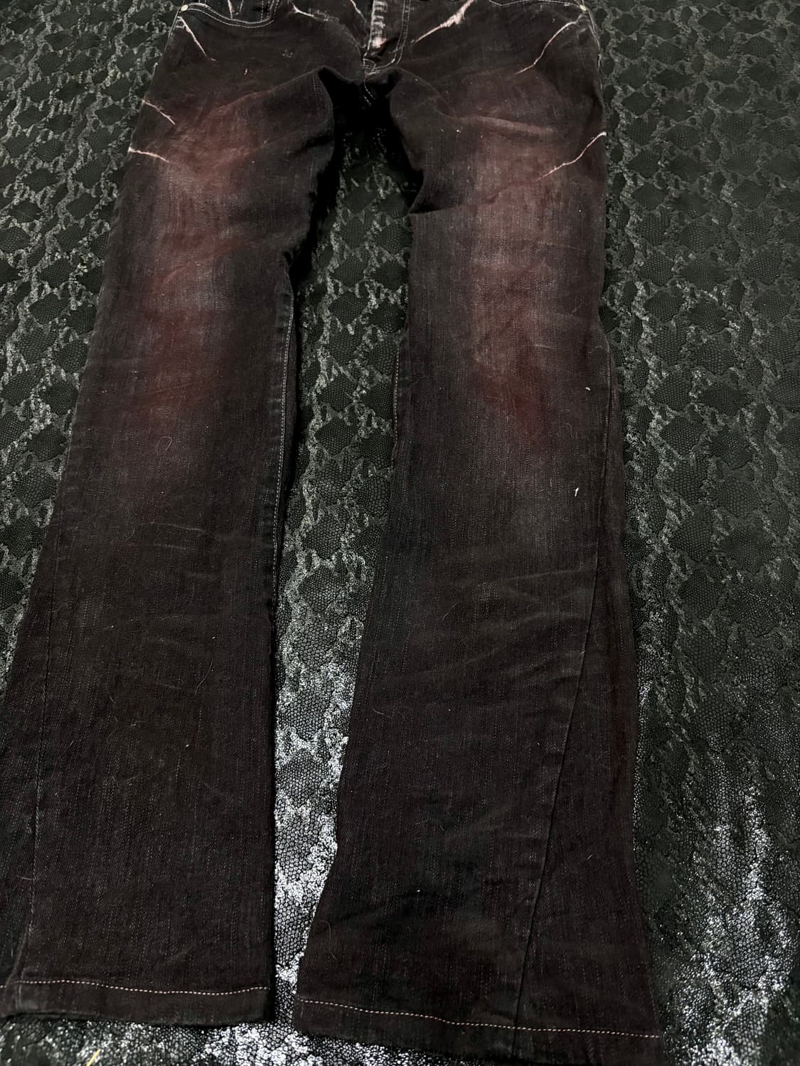 “TORNADO MART” 00’s Archive burgundy Cra 상품이미지6