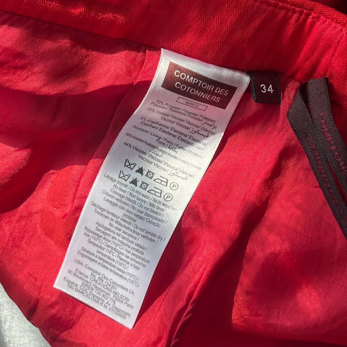 꼼뜨와 데 꼬또니에 스커트(comptoir des cotonniers) 상품이미지3