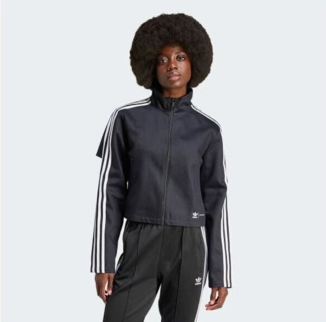 아디다스 여성 리프로세스드 트윔 트랙탑 셋업 세트 블랙 상품이미지6