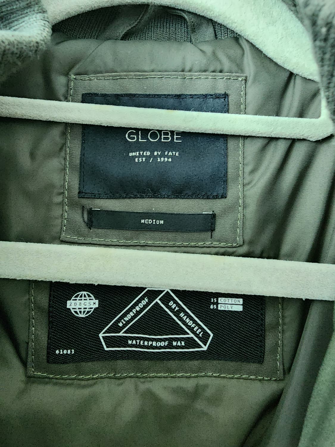 (M/95~100)글로브(GLOBE) 카키 자켓 상품이미지2
