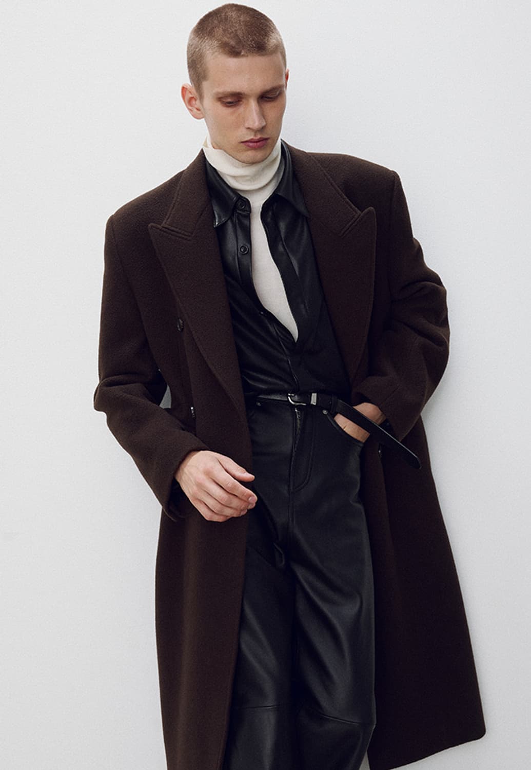 토니웩 더블코트 브라운 L 상품이미지5