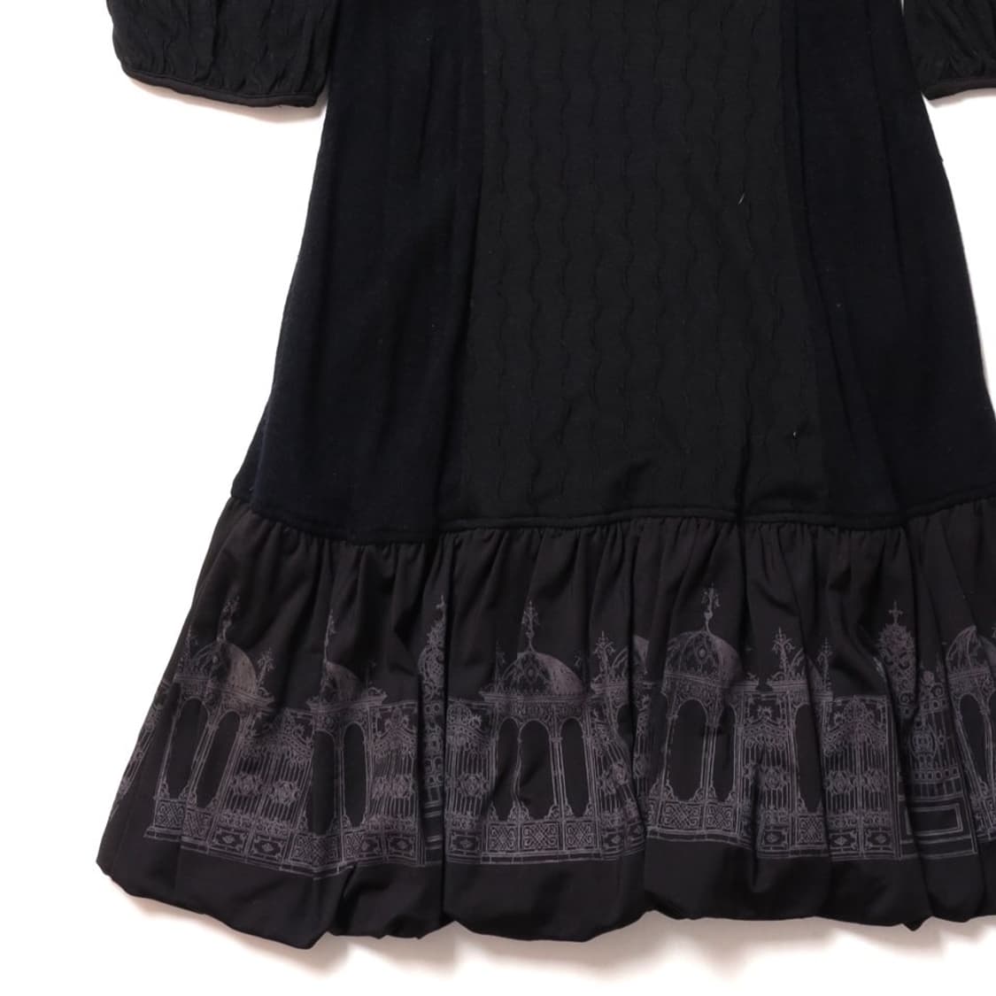 오즈 온 Ozz On Pattern Frill Dress   상품이미지3