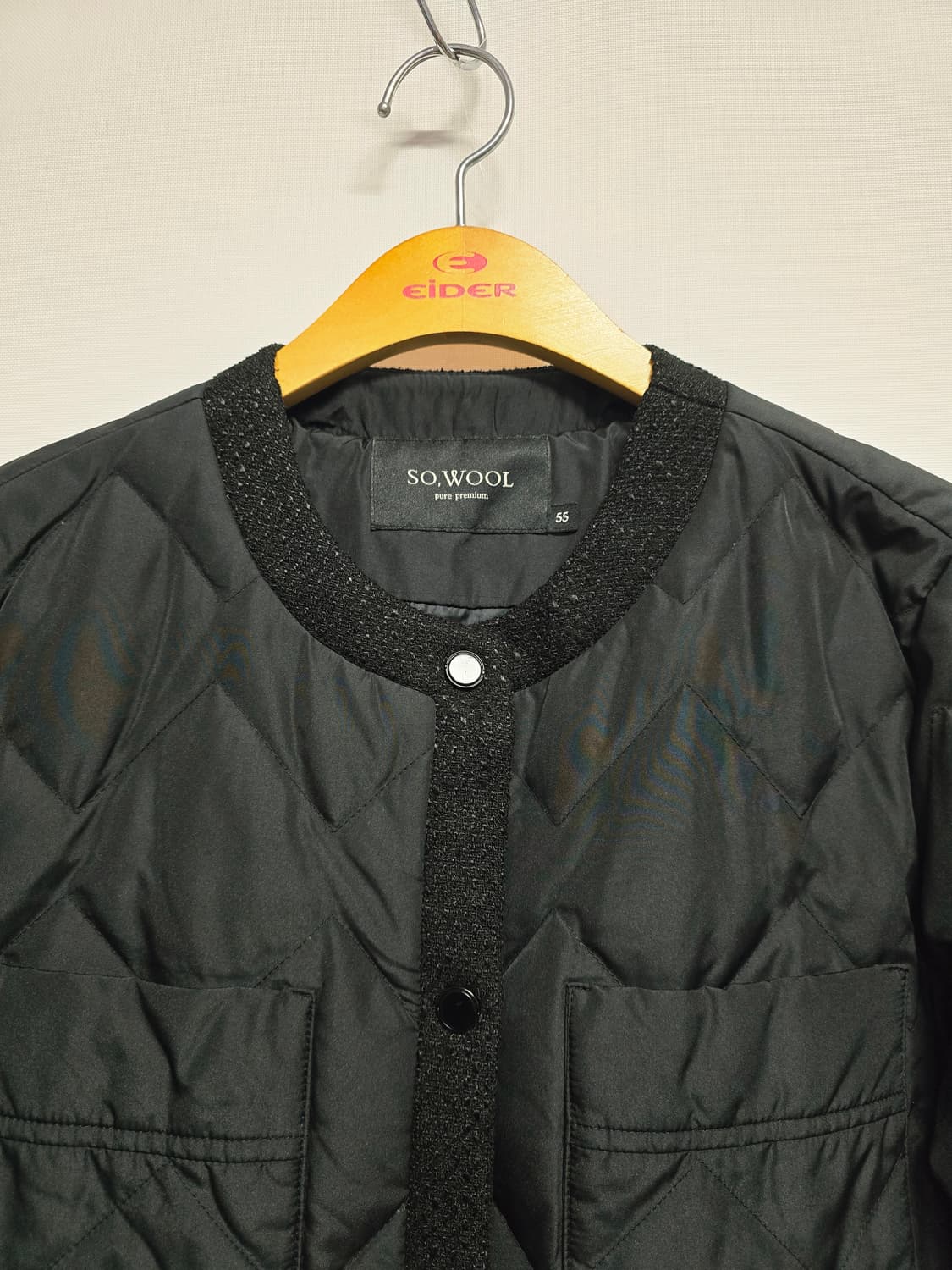 소울 SO.WOOL 다이아 구스퀼팅 자켓 상품이미지2