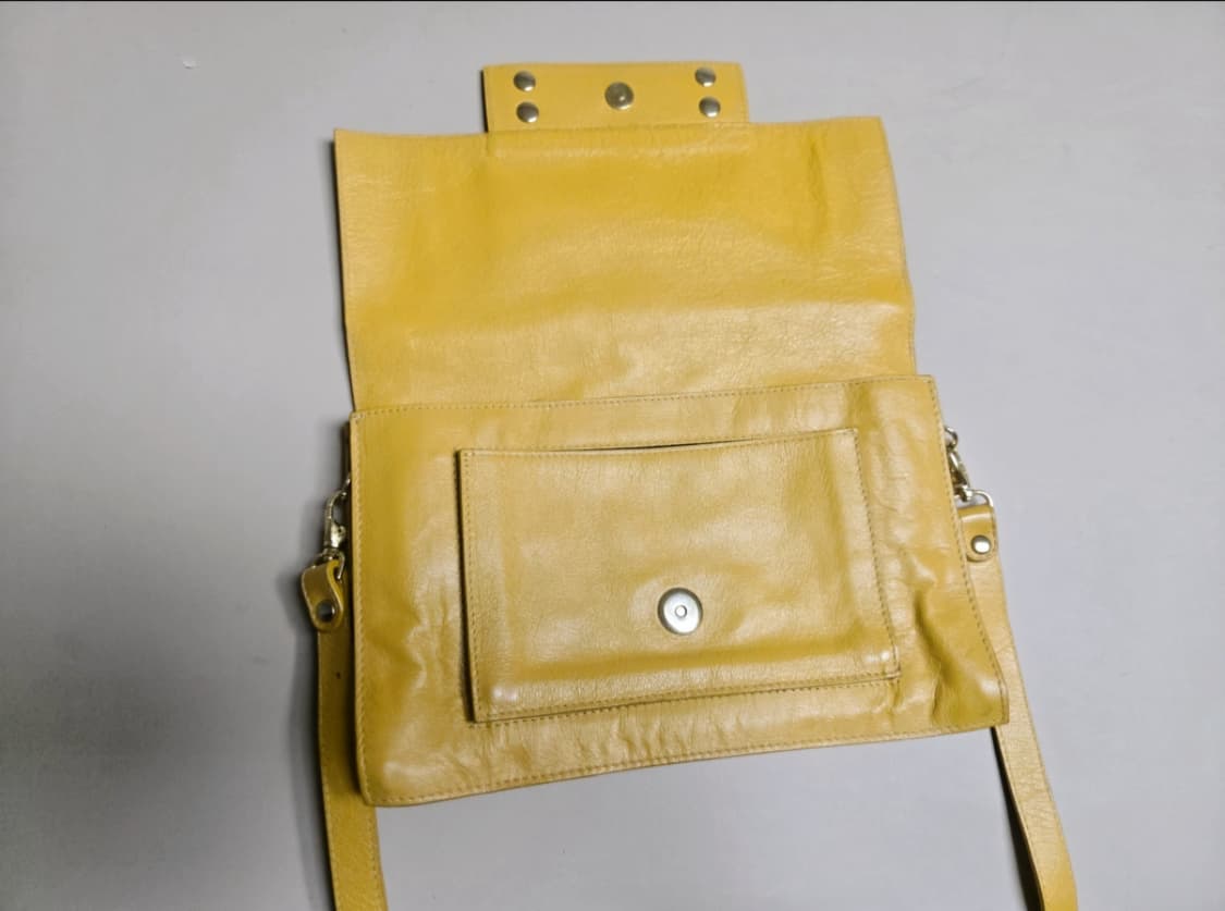 베라카미 파리스 - 옐로우 가죽 크로스백 [정품] 상품이미지2