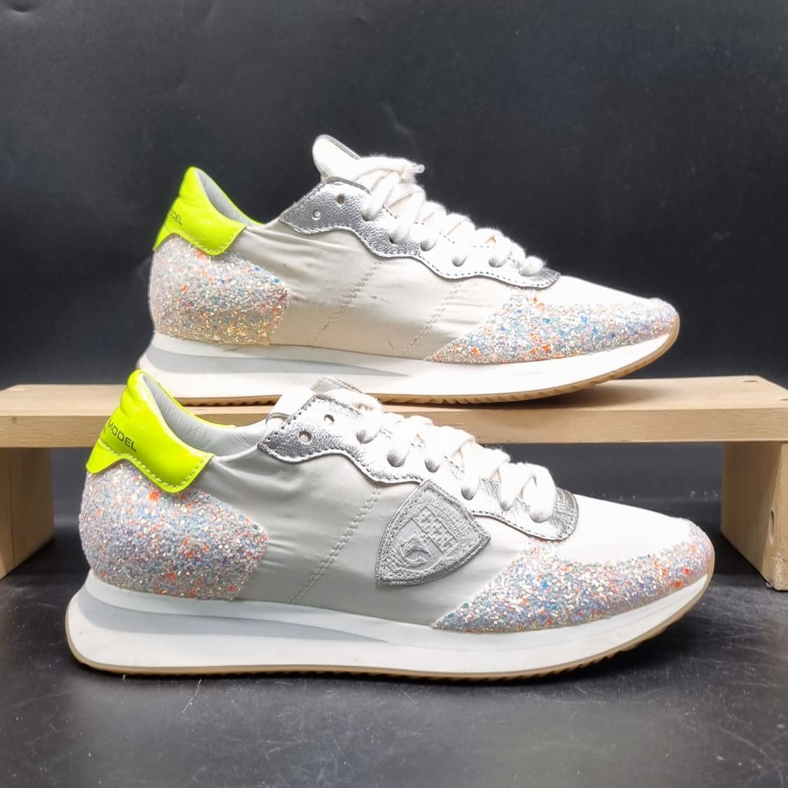 필립모델 트로페즈 x글리터 스니커즈 230 상품이미지1