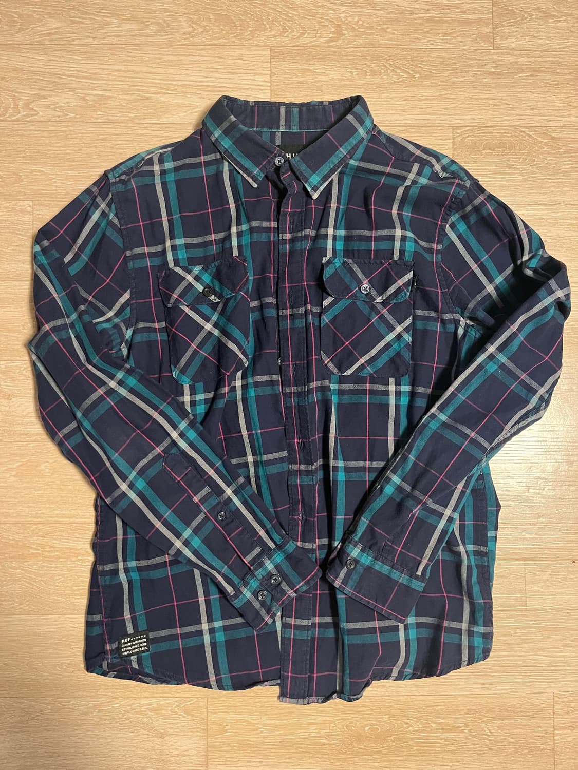 허프 체크보더셔츠 상품이미지1