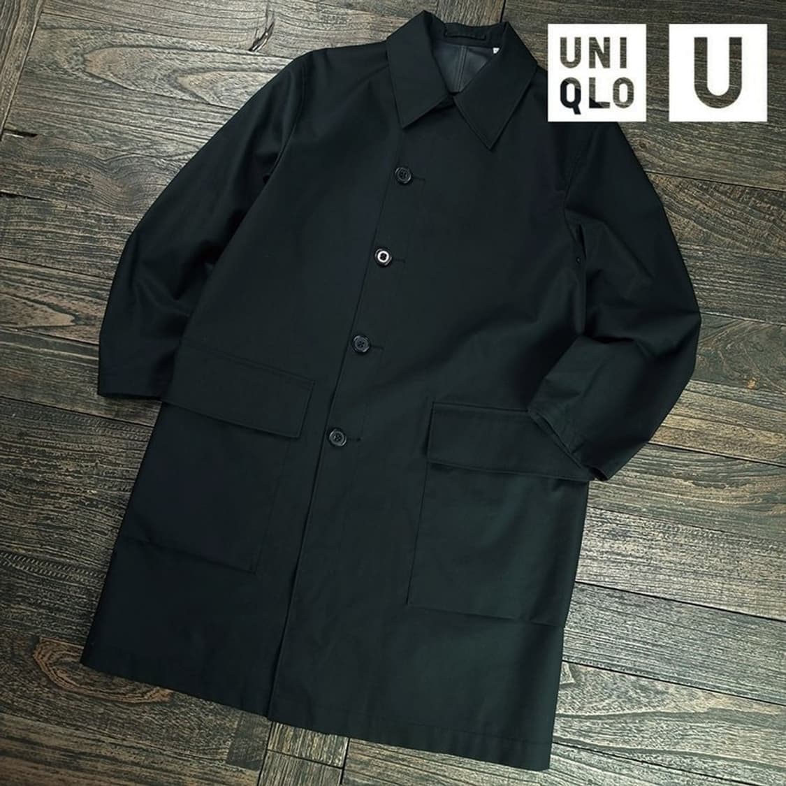 [유니클로 U 르메르] 오버핏 발마칸 트렌치 코트 M19785 상품이미지1