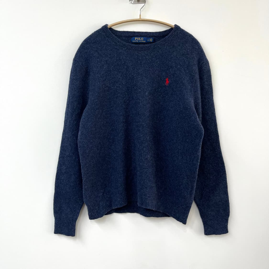 폴로 랄프로렌 블루 메리노울 니트 상품이미지2