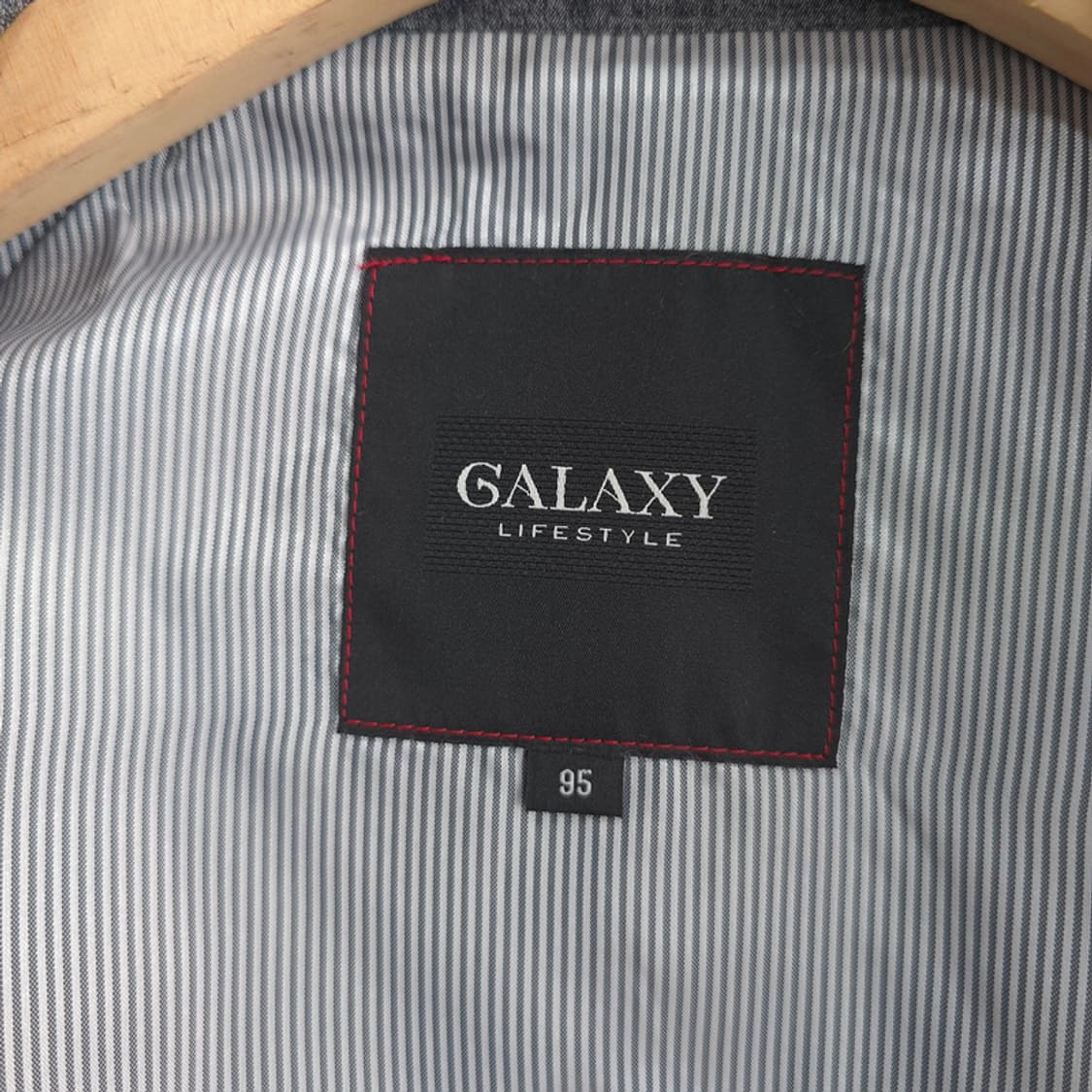 갤럭시 GALAXY 바람막이 집업 자켓 그레이 95 상품이미지5