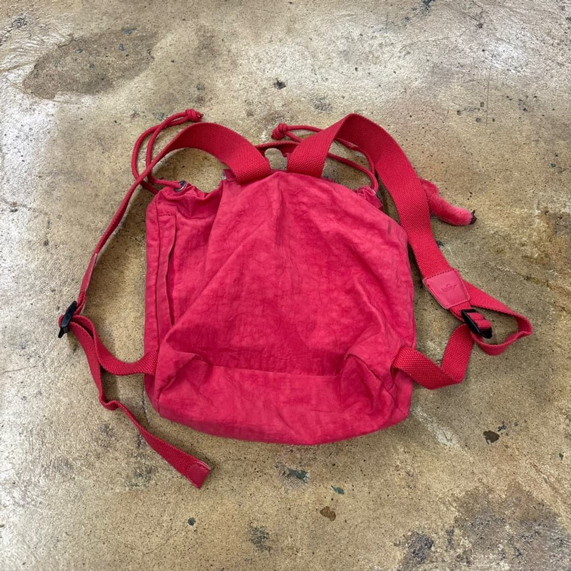 키플링 레드 핑크 복조리 백팩 가방  상품이미지3