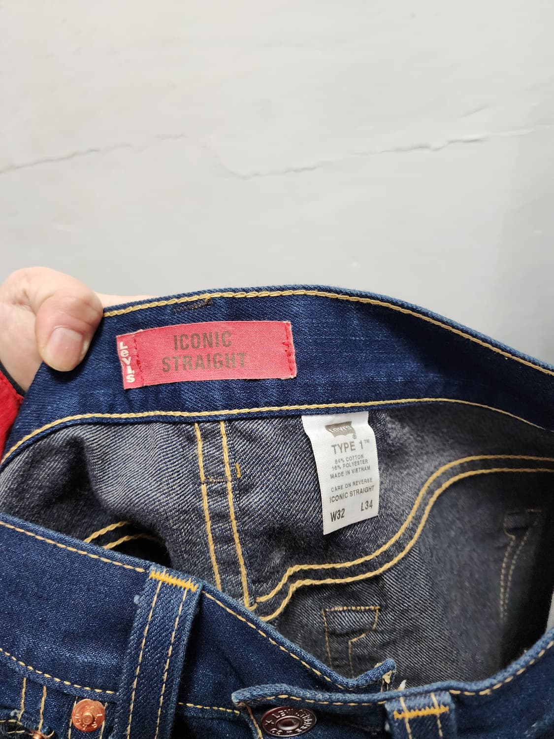 리바이스 TYPE1 아이코닉 스트레이트 데님  상품이미지5