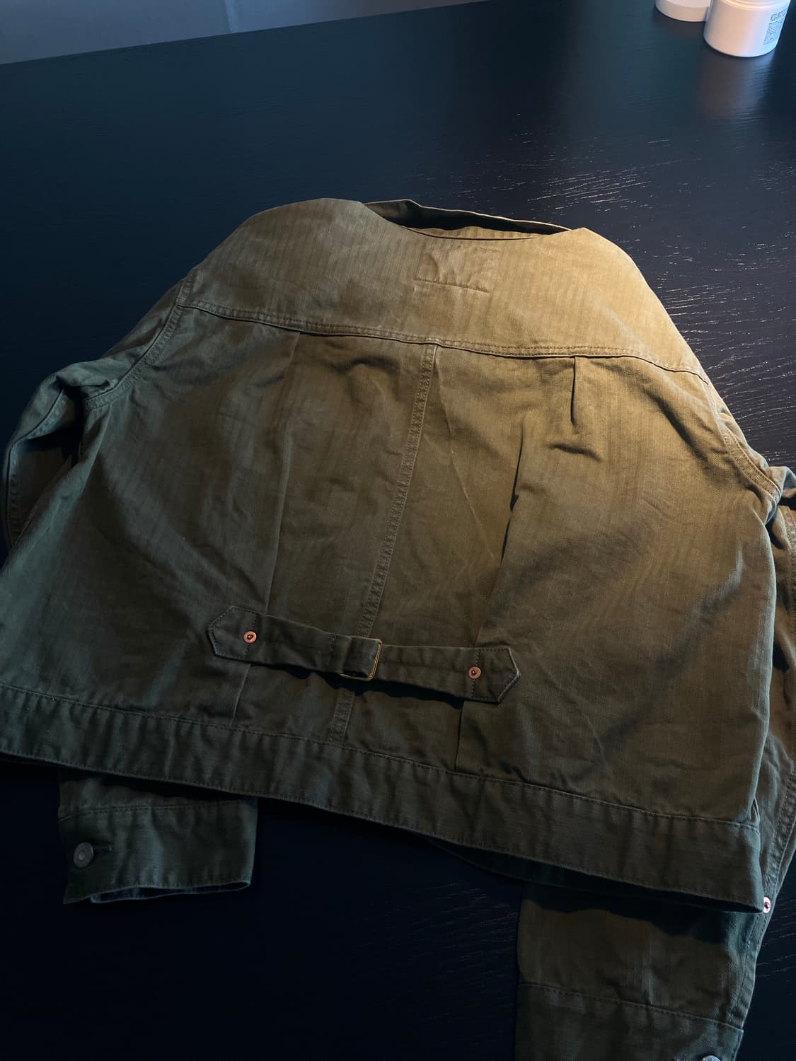 본쿠라 1st 해링본 자켓 40 상품이미지3