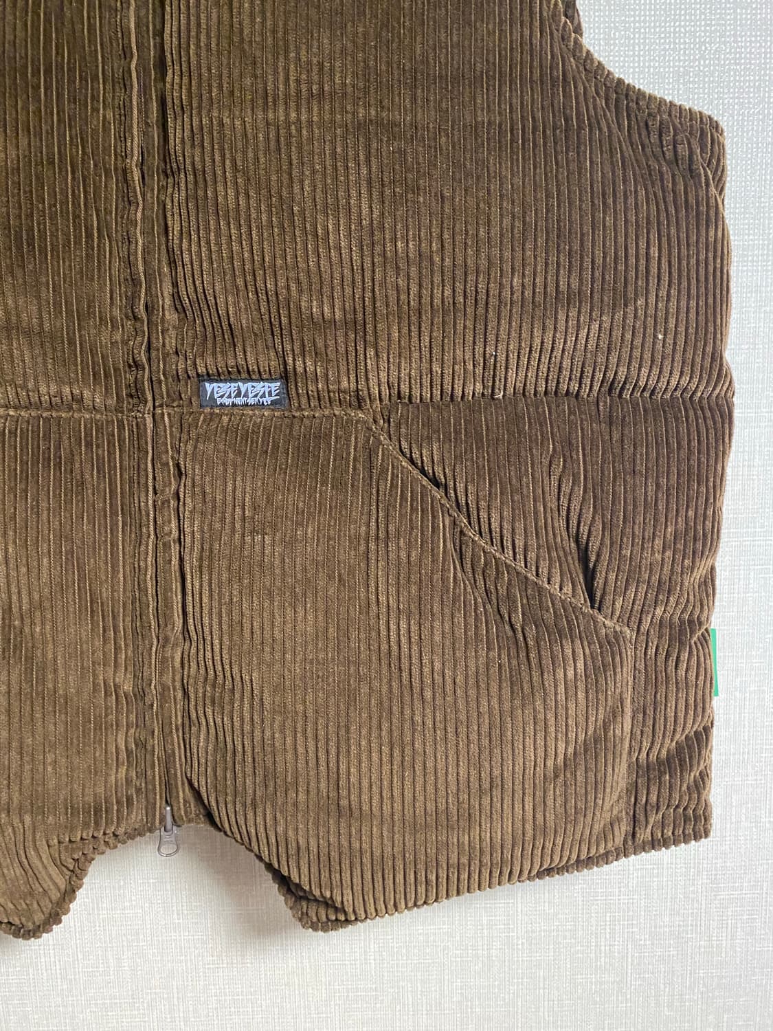 예스아이씨 코듀로이 패딩조끼 상품이미지4