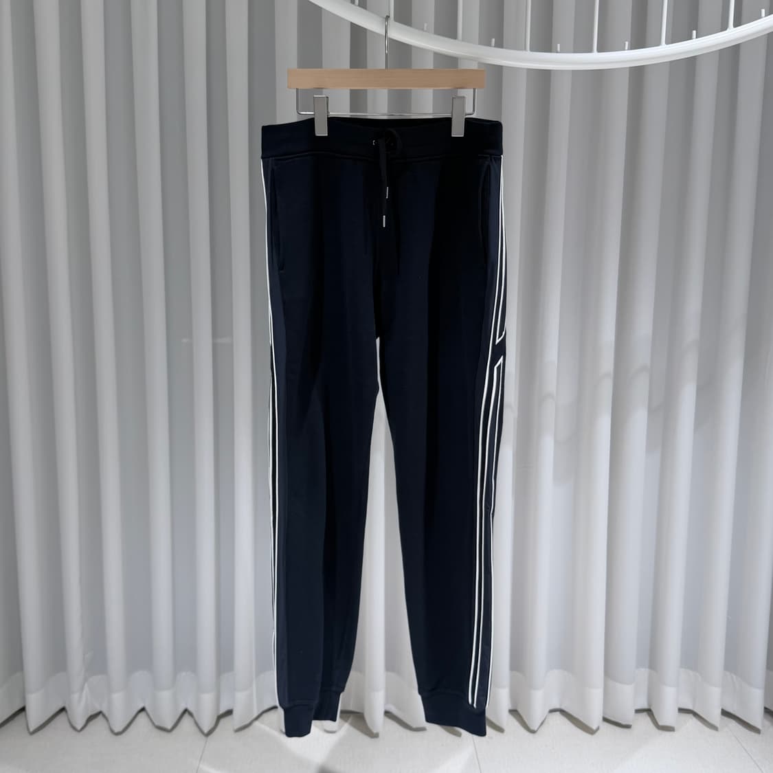 (A+/L,M) / 에르메스 런H 트레이닝 후드집업 팬츠 셋업 네이비 상품이미지6