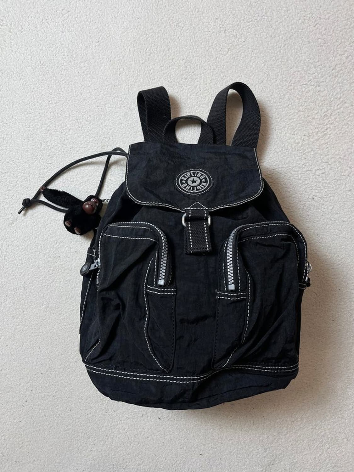 키플링 00s Y2K 복조리 백팩 Q1243 상품이미지1